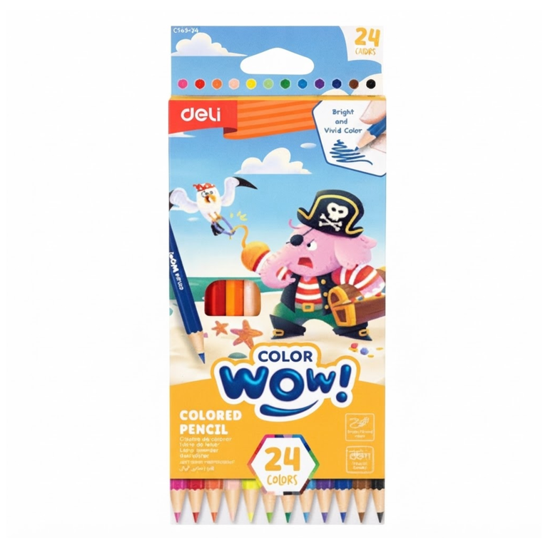Deli Colored Pencil 24 Colors DL-WEC143-24
